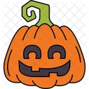 Happy Pumpkin Pumpkin Vegetable Icon