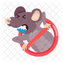 Rat Cartoon Cartoon Sticker Rat Character Icon