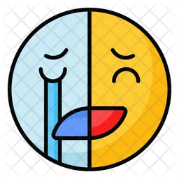 Happy Sad Emoji Icon