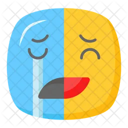 Happy Sad Emoji Icon