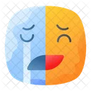 Happy Sad Bipolar Icon
