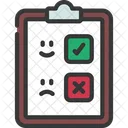 Happy Sad Clipboard Clipboard Happy Icon