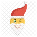 Happy Santa Santa Christmas Icon