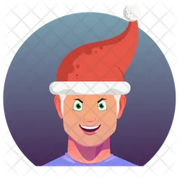 Happy Santa Emoji Icon