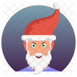 Happy Santa Emoji Icon