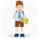 Student School Boy Icon