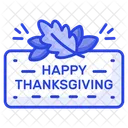 Happy Thanksgiving Celebration Icon