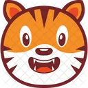 Happy Tiger  Icon