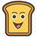 Happy Toast Emoji Emoticon Emotion Icon