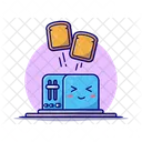 Happy Toaster  Icon