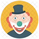 Happy Tramp Happy Clown Circus Joker Icon