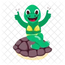 Turtle Cartoon Turtle Stickers Tortoise Cartoon Icon