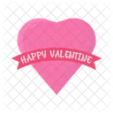 Valentine Banner Love Icon