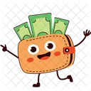 Wallet Money Happy Icon
