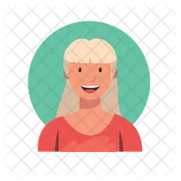 Happy Woman Emoji Icon