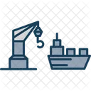 Harbor Port Crane Icon