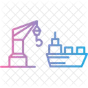 Harbor Port Crane Icon