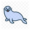 Harbour Seal Marine Animal Icon