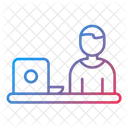 Employemnt Man Hard Work Icon