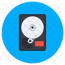 Hard Disc Data Transfer Data Storage Icon