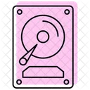 Hard Disk Color Shadow Thinline Icon Icon