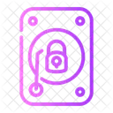 Hard Disk Data Storage Icon