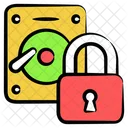 Hard Disk Security Data Security Locked Hard Disk Icon