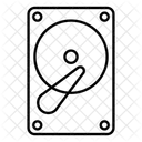 Hard drive - data storage  Icon