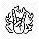 Hardcore Punk Sous Culture Icône