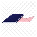 Envelope Notebook Textbook Letter Notebook Hardcover Icon