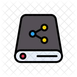 Harddrive Sharing  Icon