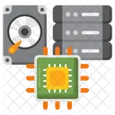 Hardware Processor Chip Icon