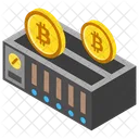 Hardware De Mineracao Mineracao De Criptomoeda Hardware Bitcoin Ícone