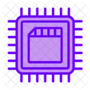 Hardware Storage Chip Icon