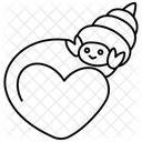 Hare Love Animal Line Style Icon Symbol