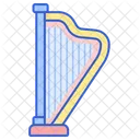 Harfe Lyra Musikinstrument Symbol