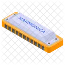 Harmonica Musical Instrument Icon