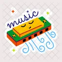 Harmonica Music  Icon