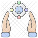 Harmonious Coexistence Lineal Color Icon Symbol
