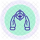 Harmonious Coexistence Line Icon Icon