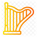 Harp Music And Multimedia Music Instrument Icon