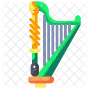 String Instrument Harp Musical Instrument Icon
