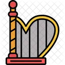 Harp Music Instrument Icon