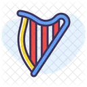 Celtic Harp Icon