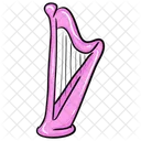 Harp String Instrument Lyre Icon