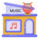Harp Shop Harp Store Music Instrument Store Icon