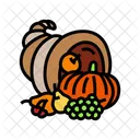Harvest Cornucopia Autumn Icon
