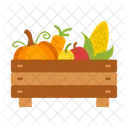 Vegetables Fruit Box Icon