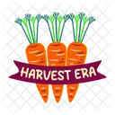 Harvest Era Carrots Vegetable Icon