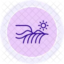Harvested Crop Field Icon